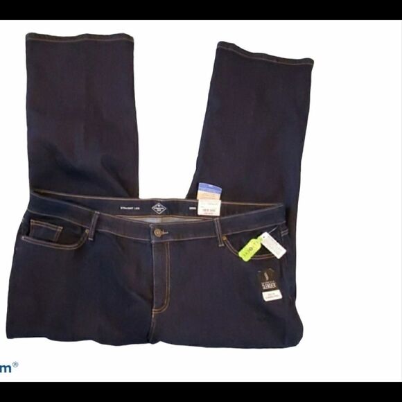 St John's Bay Blue Secretly Slender Jeans - Picture 1 of 7